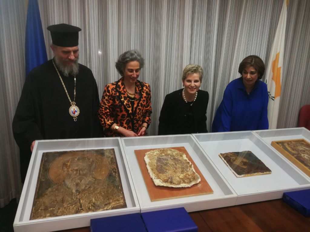 Μετά από 45 χρόνια επιστρέφουν στν Κύπρο τέσσερις τοιχογραφίες