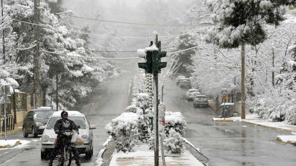 Καιρός : Μετά τη «Σοφία» ο… «Τηλέμαχος» με χιόνια ακόμη και στο κέντρο της Αθήνας