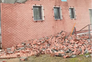 Ζημιές στο Δικαστικό Μέγαρο Πολυγύρου λόγω της κακοκαιρίας