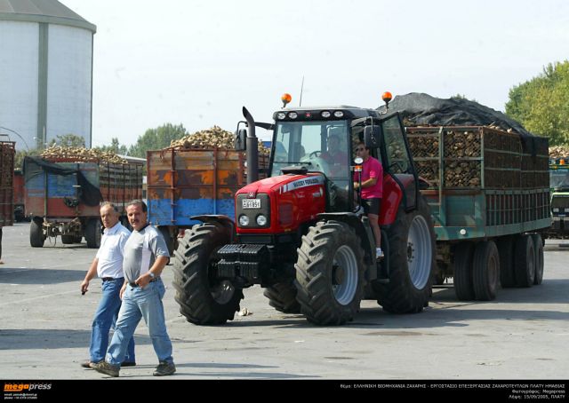 Θεσσαλονίκη: Κατάληψη της ΕΒΖ από τευτλοπαραγωγούς