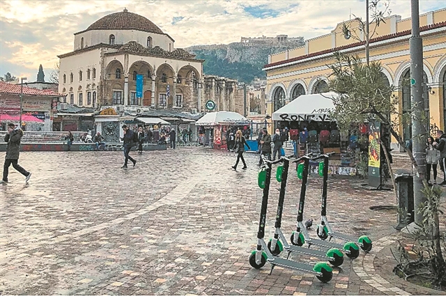 Τα πράσινα πατίνια ηλεκτρίζουν την Αθήνα