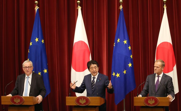 Σε εφαρμογή η εμπορική συμφωνία Ιαπωνίας-ΕΕ