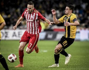 Live: Ολυμπιακός – ΑΕΚ: Απίστευτο – Τέσσερα γκολ σε ένα ημίχρονο και… 4-1