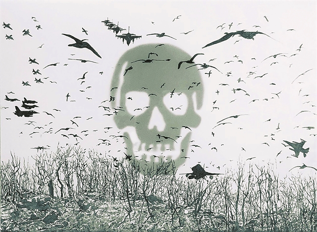 Η ποπ διάσταση της νεκροκεφαλής σε μια έκθεση με 52 καλλιτέχνες