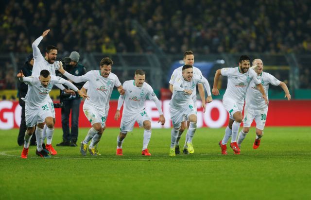 Κύπελλο Γερμανίας: Η Βέρντερ απέκλεισε στα πέναλτι τη Ντόρτμουντ