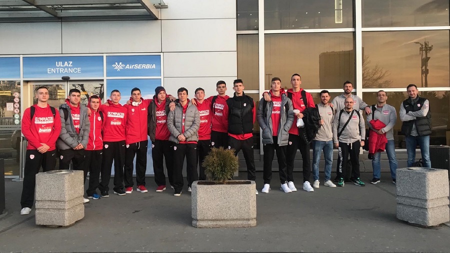 Οι Εφηβοι του Ολυμπιακού στο Βελιγράδι για το Next Generation