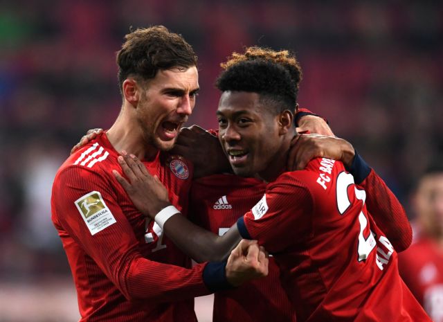 Εκτός έδρας νίκη με ανατροπή η Μπάγερν