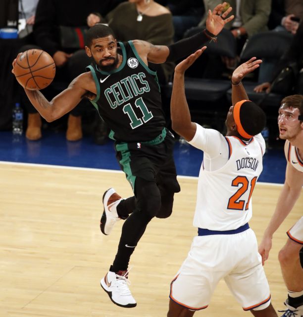 Ο  Ιρβινγκ «καθάρισε» για τους Σέλτικς και αποθεώθηκε από τους οπαδούς των Νικς