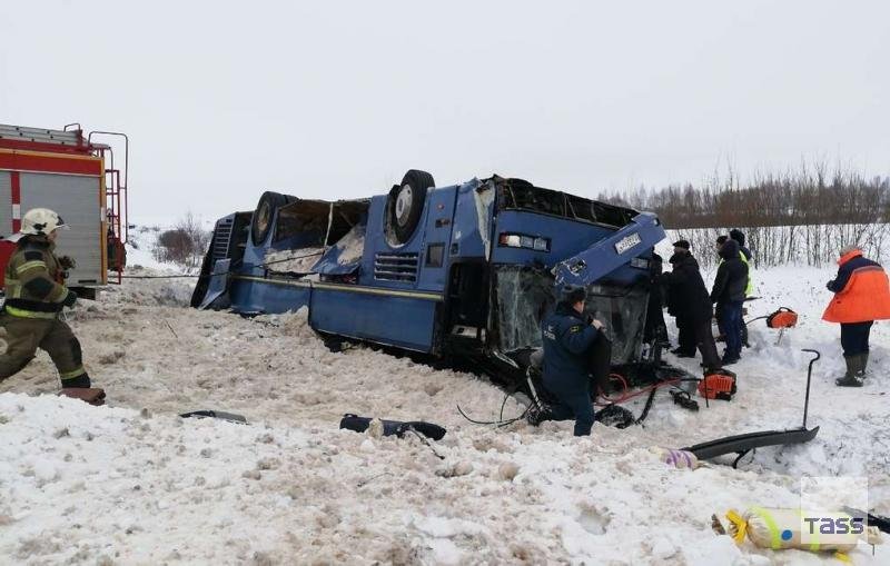 Ρωσία : Επτά νεκροί από ανατροπή λεωφορείου – μεταξύ τους 4 παιδιά