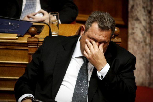 Καμμένος σε Τσίπρα: Σήμερα ίσως και να καταθέσω την παραίτησή μου