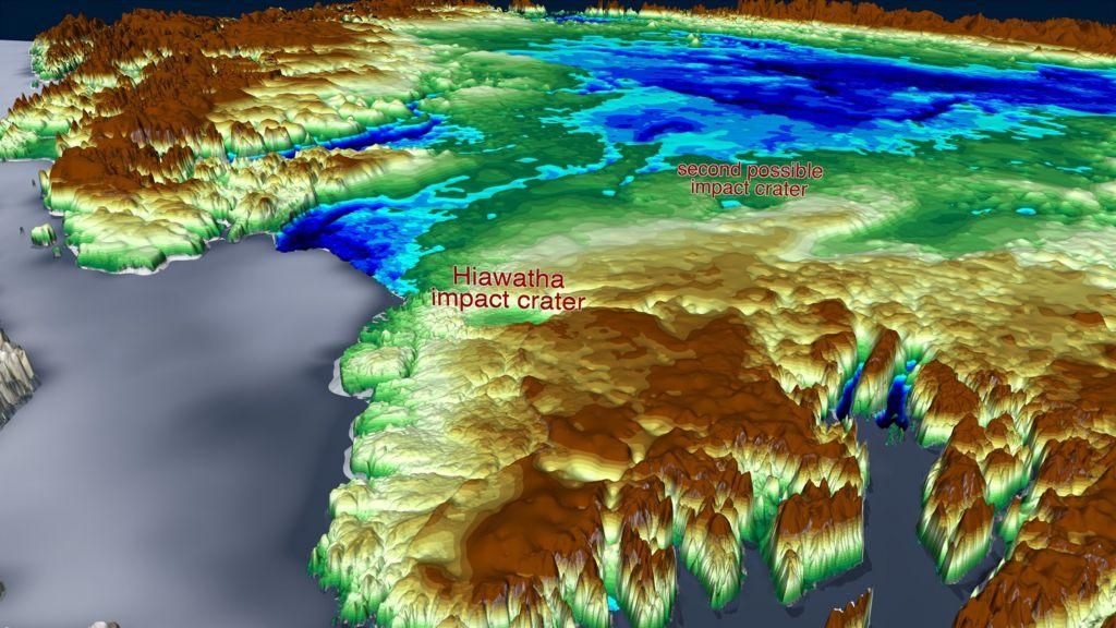 NASA : Κρατήρας αρχαίας πρόσκρουσης μετεωρίτη κάτω από τους πάγους της Γροιλανδίας