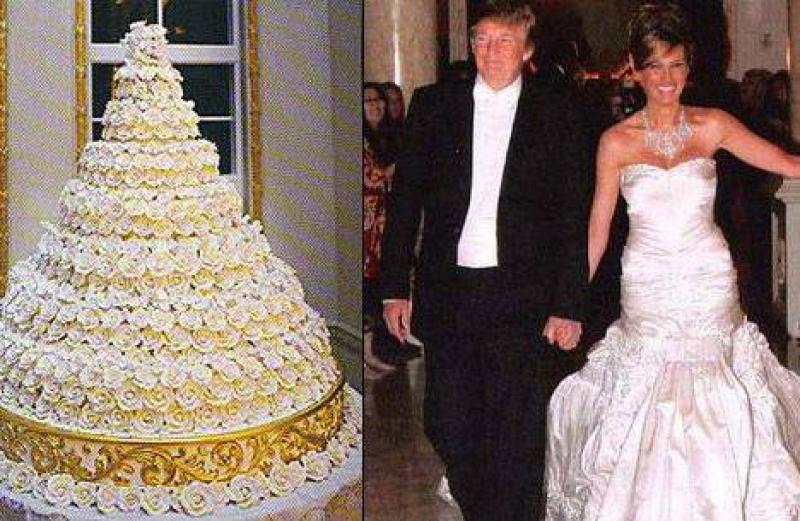 ΗΠΑ: Σε δημοπρασία τούρτα από τον γάμο του Τραμπ με τη Μελάνια