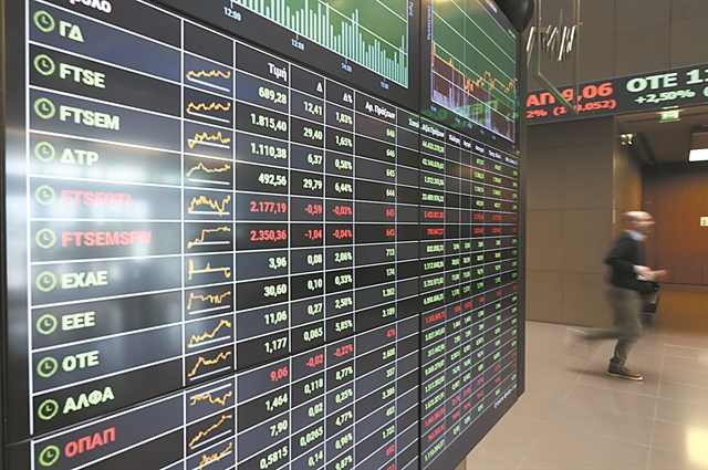 Ανοδος στο φίνις για το Χρηματιστήριο Αθηνών