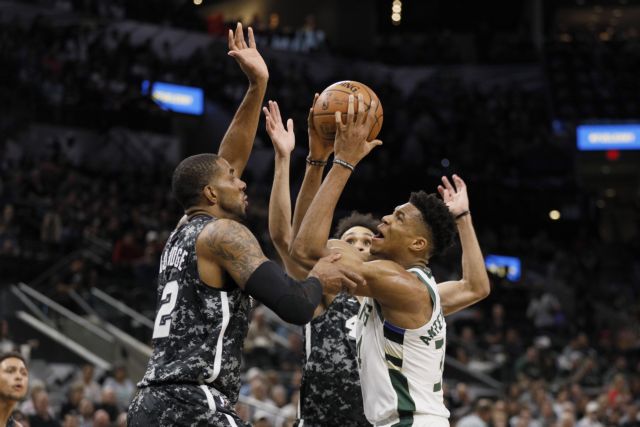 Κορυφαίος Αντετοκούνμπο: Νέο double double στο Σαν Αντόνιο