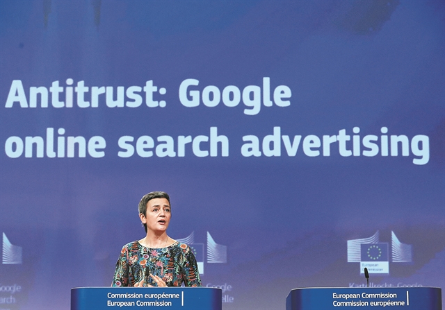 Νέα καμπάνα 1,49 δισ. ευρώ στην Google