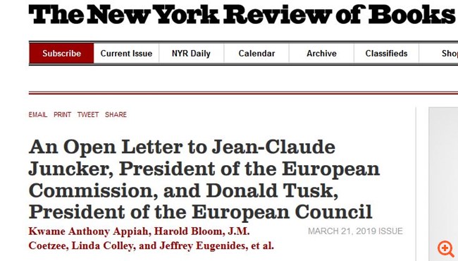 Επιστολή συμπαράστασης στο Athens Review of Books για την καταδίωξή του από τον Ν. Κοτζιά