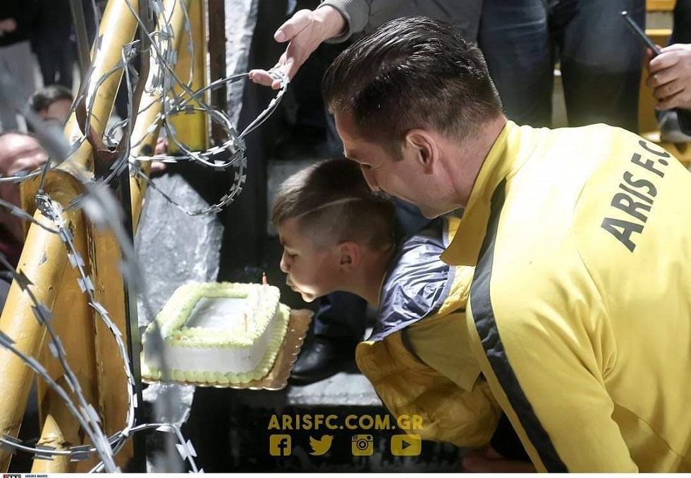 Έσβησε κεράκια στο Κλεάνθης Βικελίδης μικρός φίλος του Άρη