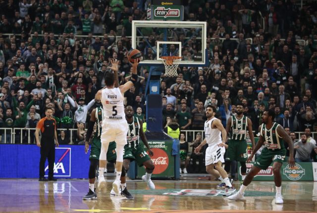 Με buzzer beater του Ρούντι η Ρεάλ κέρδισε τον Παναθηναϊκό