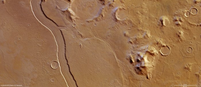 O Άρης είχε ποτάμια διπλάσια σε πλάτος από αυτά της Γης
