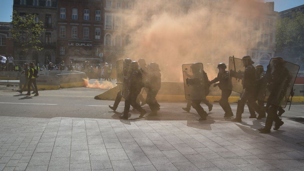 Τουλούζη: Νέες συγκρούσεις των «Κίτρινων Γιλέκων» με την Αστυνομία