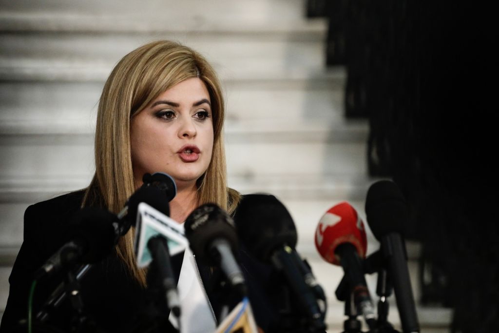 Αποχώρησε από την εκδήλωση για το «Παπαγεωργίου» η Χατζηγεωργίου