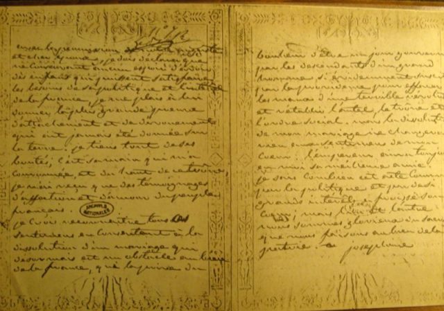 Πάνω από 500.000 ευρώ πωλήθηκαν επιστολές του Ναπολέοντα προς τη Ζοζεφίνα