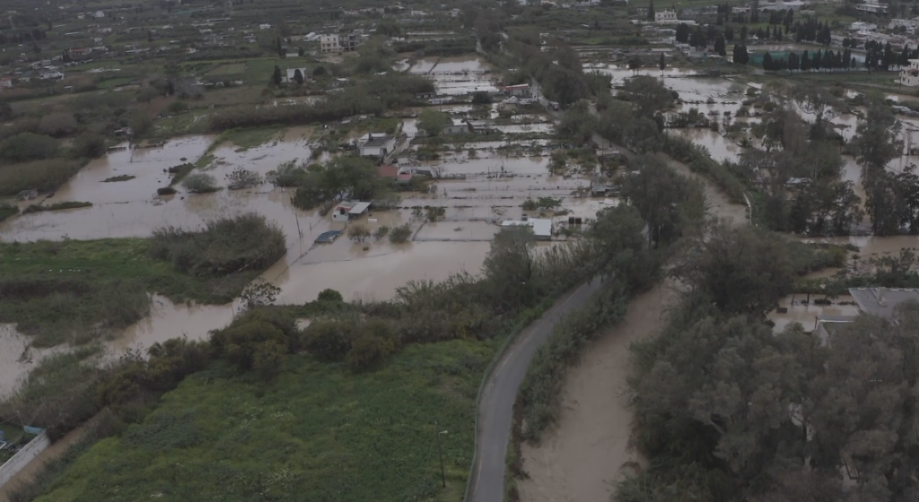 Συγκλονιστικό βίντεο : Εικόνες καταστροφής στην πλημμυρισμένη Σητεία