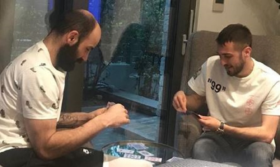 Ο Φορτούνης παίρνει μαθήματα από τον Σπανούλη (pic)