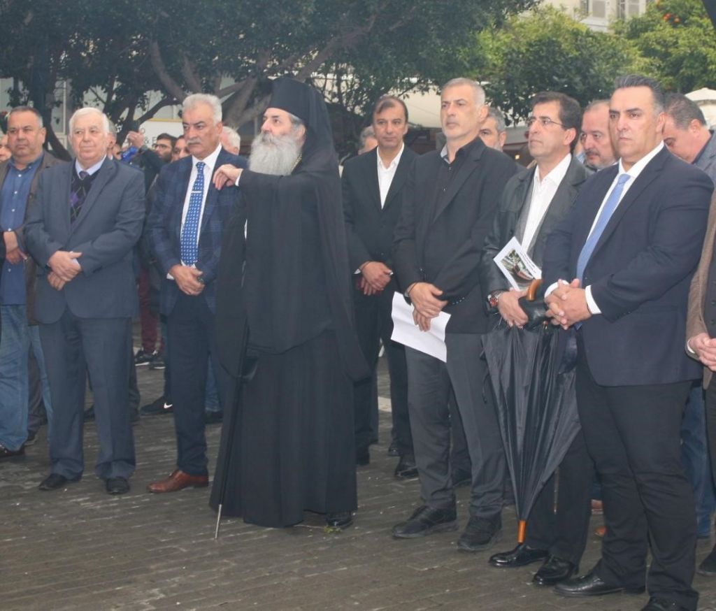 Ο Γιάννης Μώραλης σε εκδήλωση μνήμης για τον θάνατο του Ελευθερίου Βενιζέλου