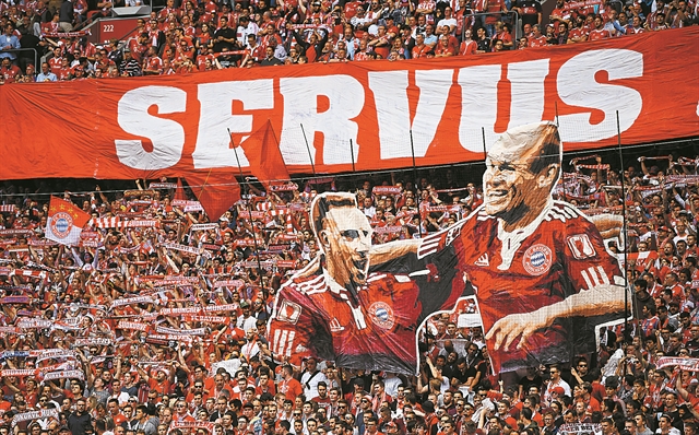 Αποθέωση για Ριμπερί και Ρόμπεν