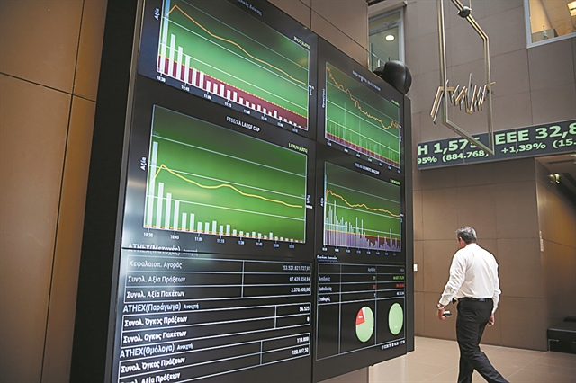 Με τραπεζική στήριξη τα υψηλά τριμήνου στο Χρηματιστήριο Αθηνών