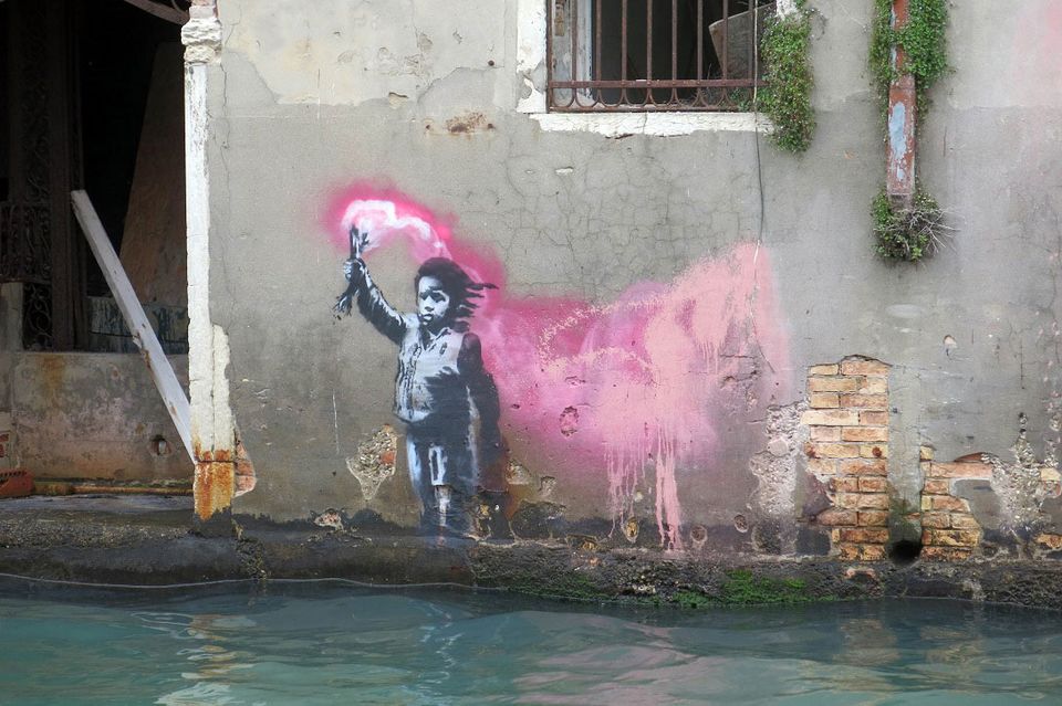 Ιταλία: Γκράφιτι του Μπάνκσι ίσως να βρέθηκε στη Βενετία