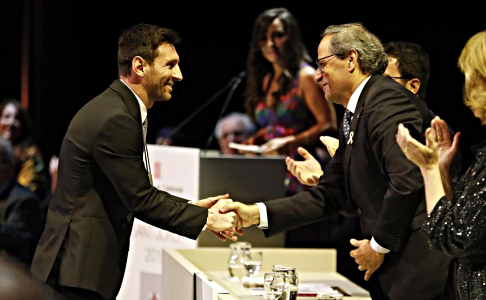 Ύψιστη διάκριση για τον Μέσι από τους Καταλανούς