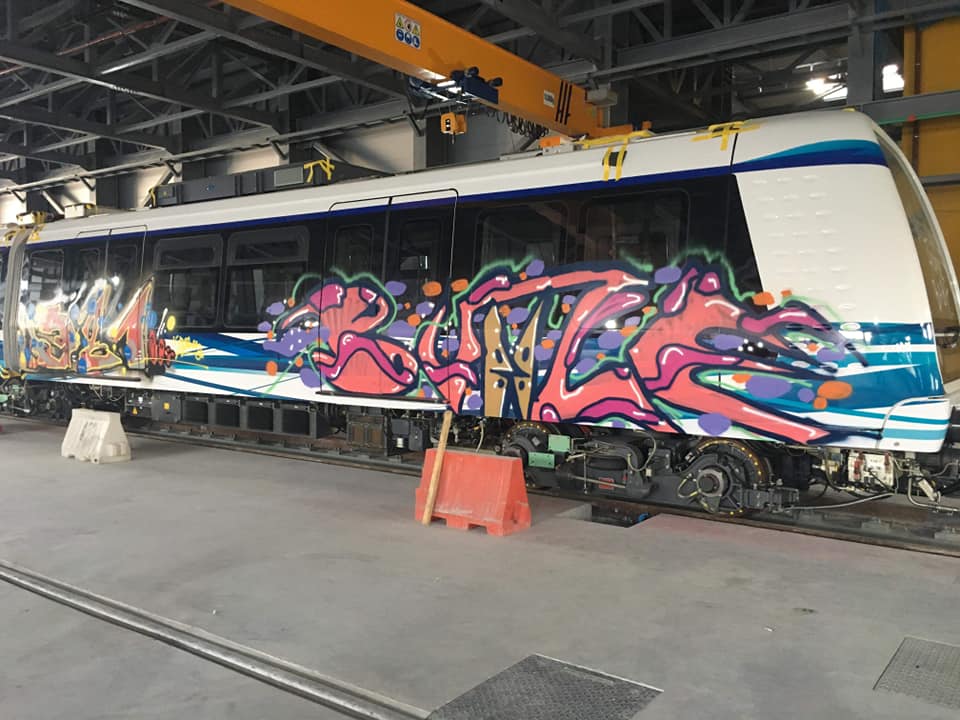 Νέα μέτρα ασφαλείας για το αμαξοστάσιο της Πυλαίας μετά τα γκράφιτι στο μετρό