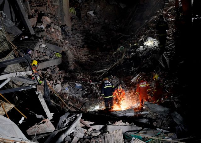 Κίνα: Επτά νεκροί από κατάρρευση κτιρίου