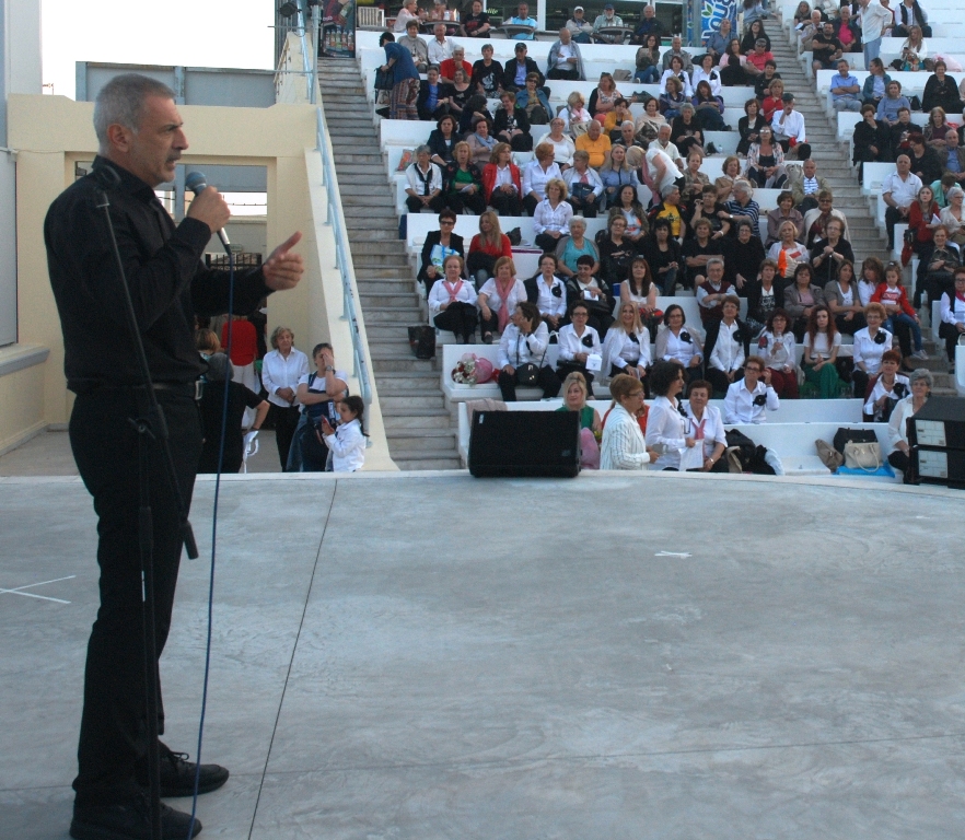 Ο Γ. Μώραλης στο 9ο Φεστιβάλ των Κέντρων Αγάπης και Αλληλεγγύης του Δήμου Πειραιά