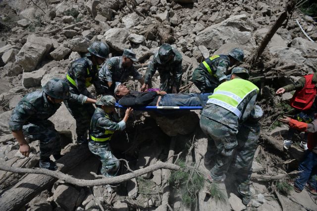 Ισχυρός σεισμός 6 Ρίχτερ στην Κίνα