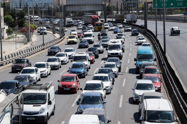 Ουρές χιλιομέτρων στην άνοδο του Κηφισού