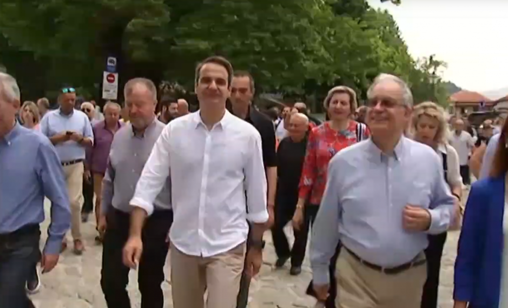 Συνεχίζει τις περιοδείες ο Κ. Μητσοτάκης