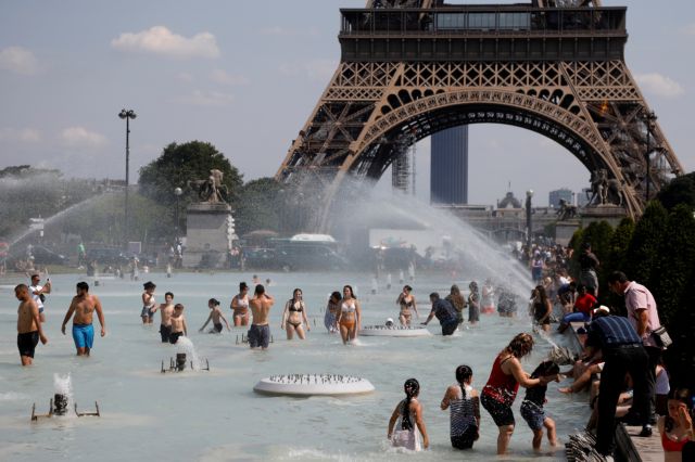 Φονικός καύσωνας στην Ευρώπη – Ιστορικό ρεκόρ στη Γαλλία με 45,1℃