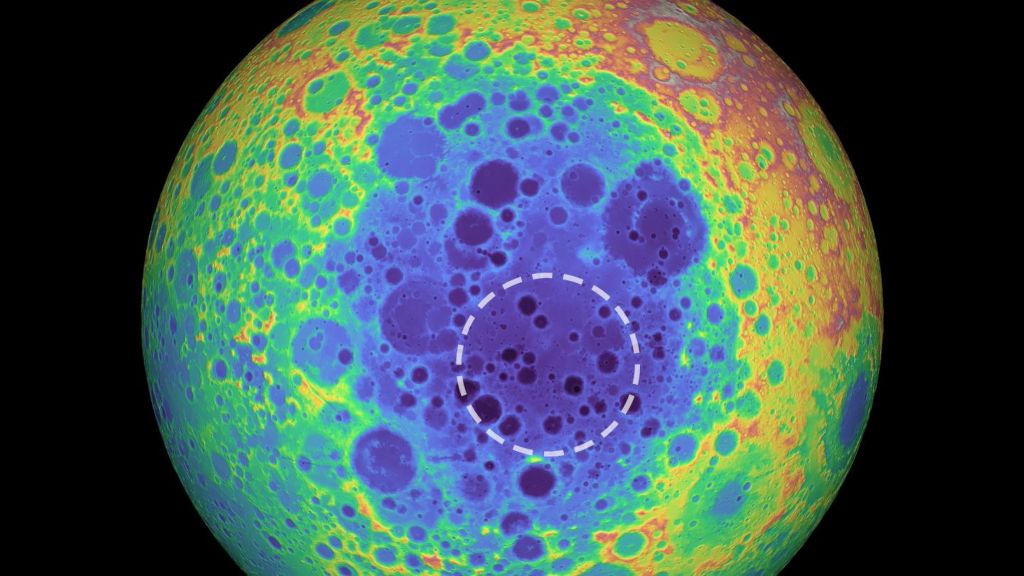 Τεράστια μυστηριώδης μεταλλική μάζα εντοπίστηκε κάτω από τη σκοτεινή πλευρά της Σελήνης