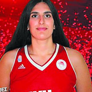 Η Βασιλική Λούκα στο μπάσκετ του Ολυμπιακού