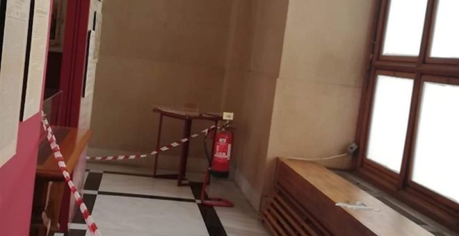 Μικροζημιές στο κτίριο της Βουλής