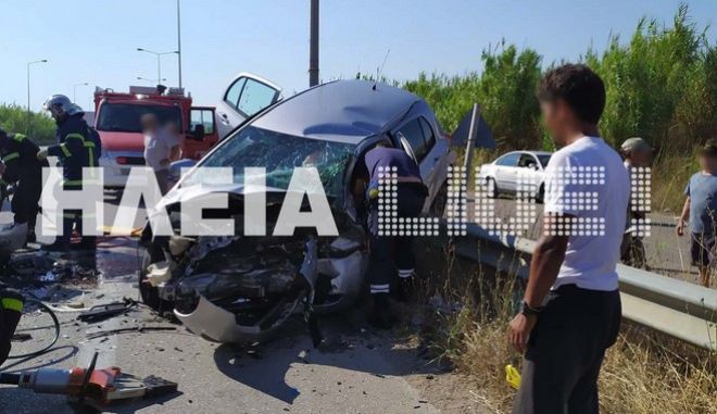 Τροχαίο με μία νεκρή και τρεις τραυματίες στον Πύργο