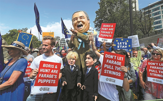 «Οχι στον Μπόρις, ναι στην Ευρώπη!»