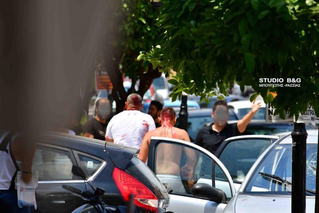 Βίντεο : Αγριο ξύλο μεταξύ Ρομά στο κέντρο του Ναυπλίου