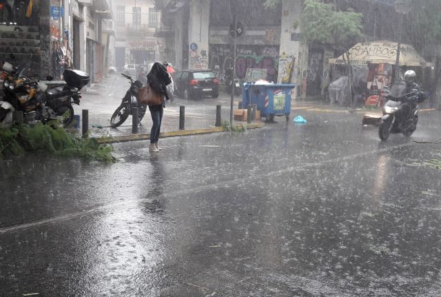 Έκτακτο δελτίο καιρού με βροχές και χαλάζι