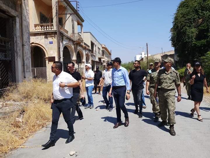 Προκλητική επίσκεψη Τουρκοκύπριων ηγετών στην κλειστή Αμμόχωστο