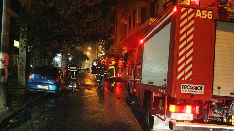 Κρήτη: Φωτιά σε κτίριο στο κέντρο του Ηρακλείου