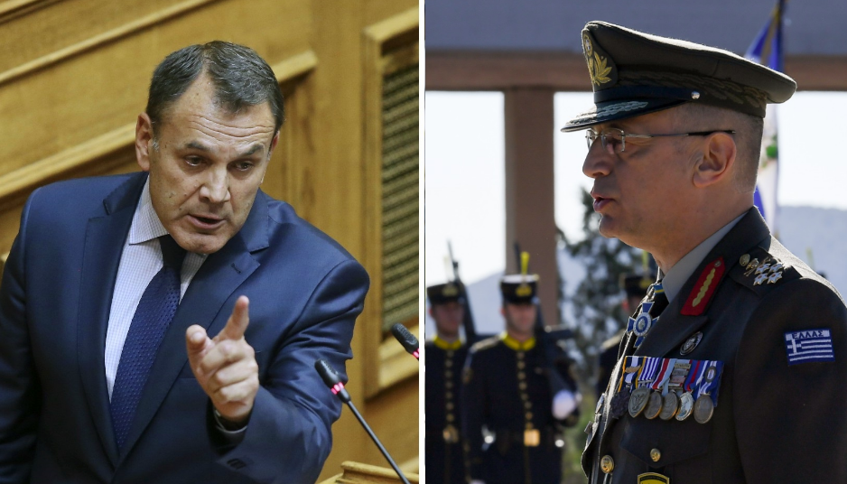 Ο νέος ΥΕΘΑ Ν. Παναγιωτόπουλος παρέλαβε από τον Ευ. Αποστολάκη